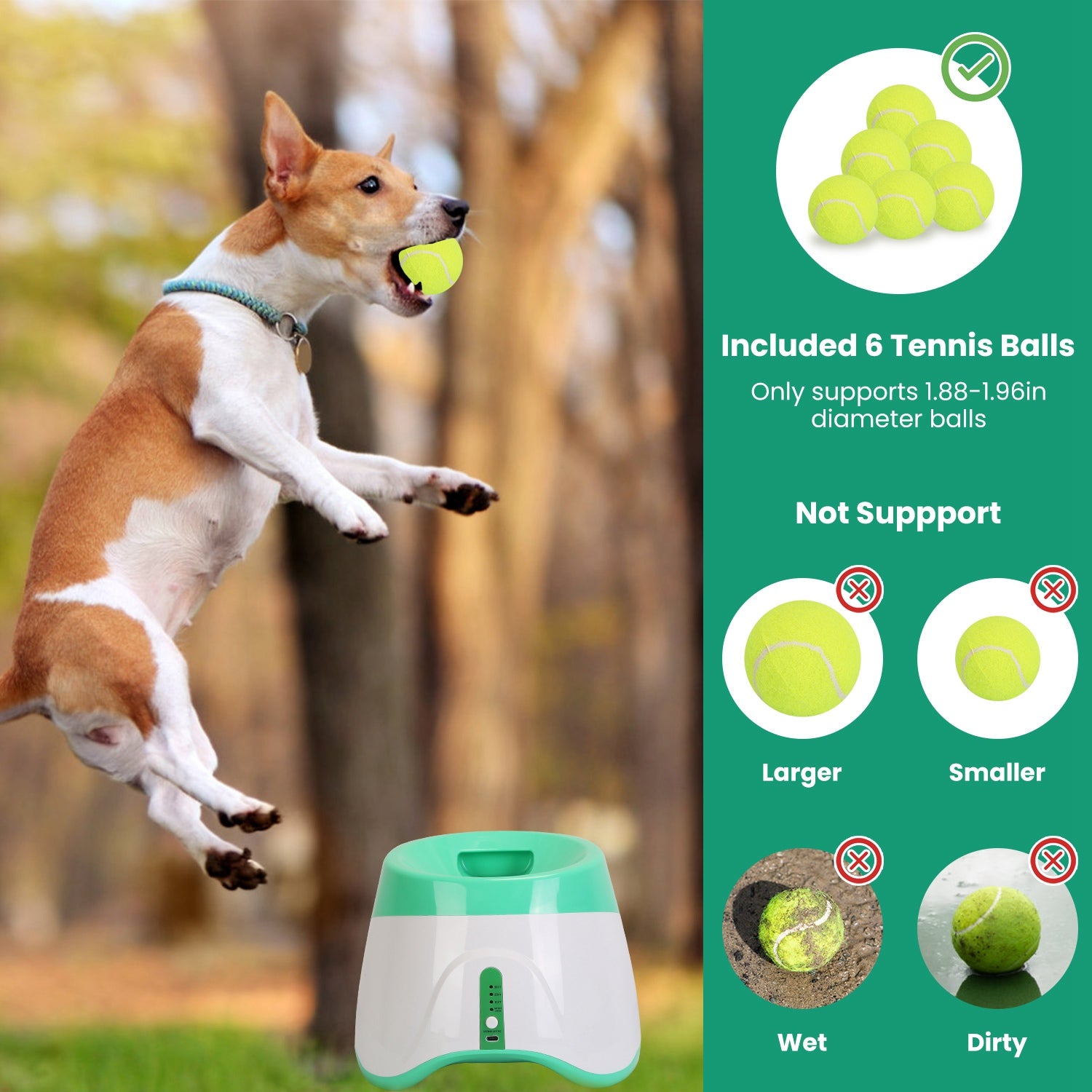Smart Dog Ball Launcher (3 Distance Modes)