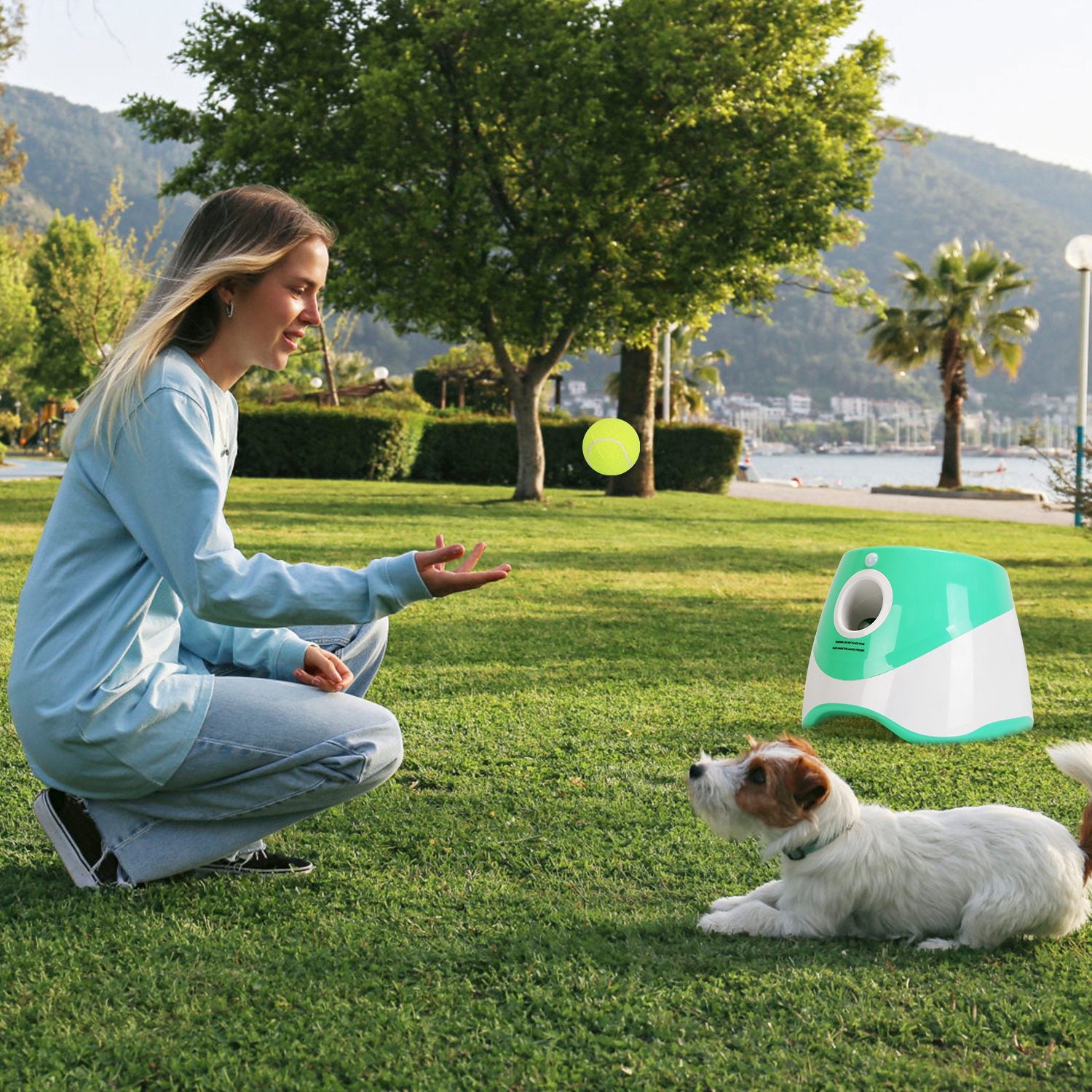 Smart Dog Ball Launcher (3 Distance Modes)